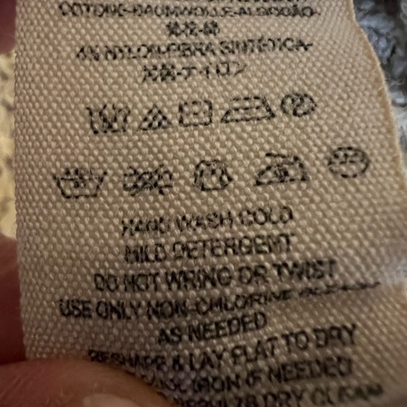 Free People cream open knit boho fringe open sweater cardigan sz S western - Picture 10 of 10